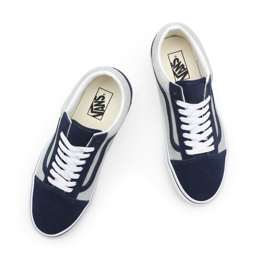 Vans 2-Tone Süet Old Skool Ayakkabi Lacivert | VN276C7ER74