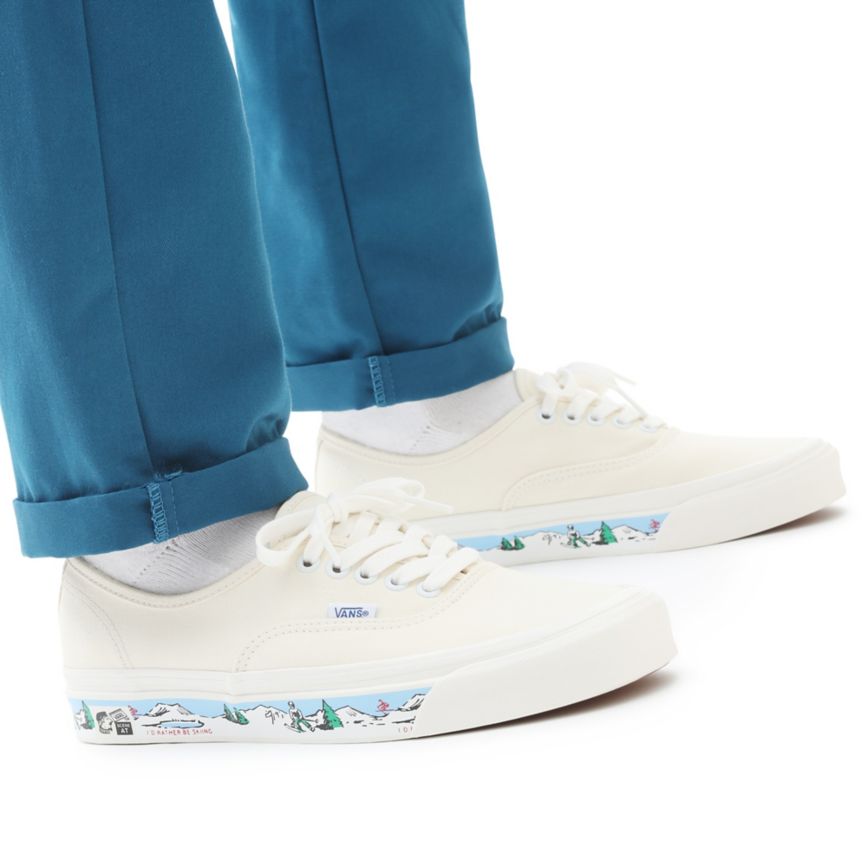 Vans Anaheim Factory Authentic 44 DX Ayakkabi Beyaz | VN451G0XJ91