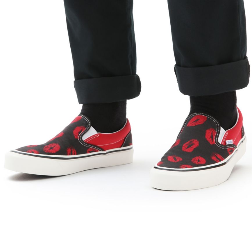 Vans Anaheim Factory Klasik Slip-On 98 DX Ayakkabi Siyah | VN011N5CW55