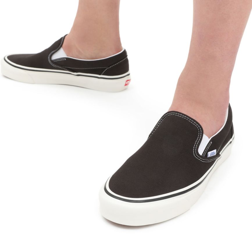 Vans Anaheim Factory Klasik Slip-On 98 DX Ayakkabi Siyah | VN445F1ZD95