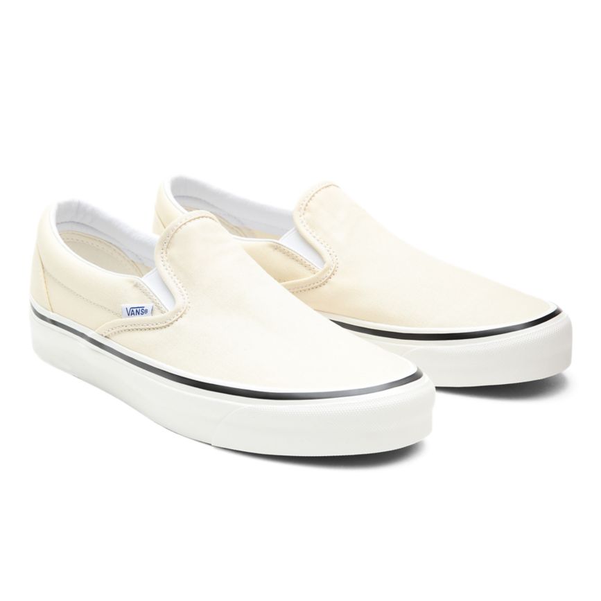 Vans Anaheim Factory Klasik Slip-On 98 DX Ayakkabi Beyaz | VN537P7VD20