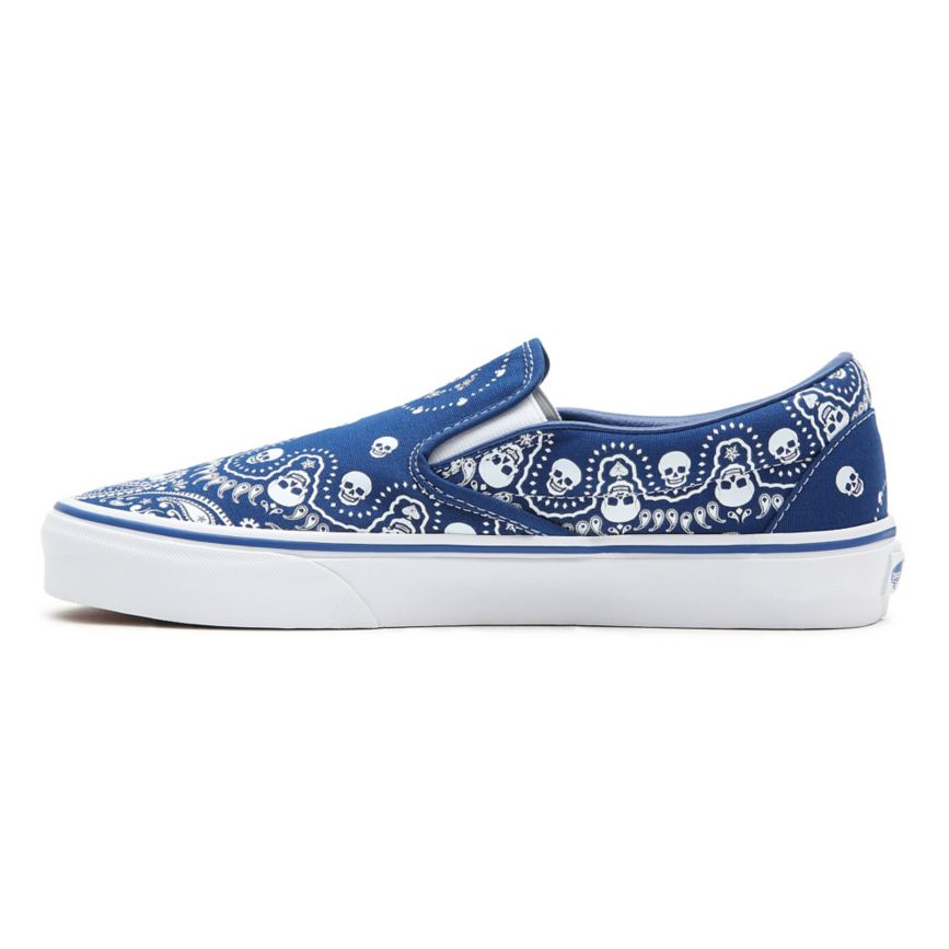 Vans Bandana Klasik Slip-On Ayakkabi Mavi | VN172C6PK46
