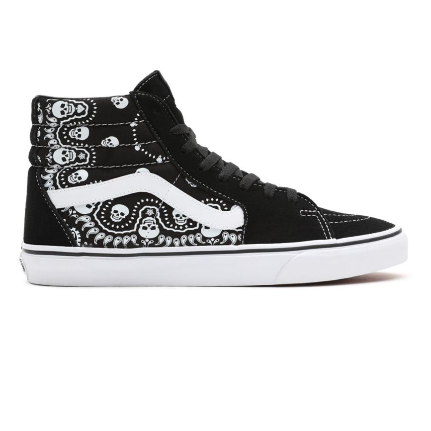 Vans Bandana SK8-Hi Ayakkabi Siyah | VN889R7HX37