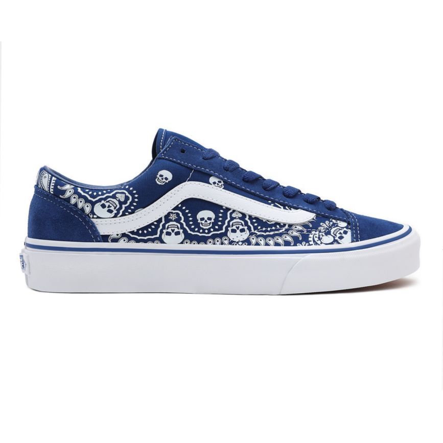 Vans Bandana Stilleri 36 Ayakkabi Mavi | VN467U2RE05