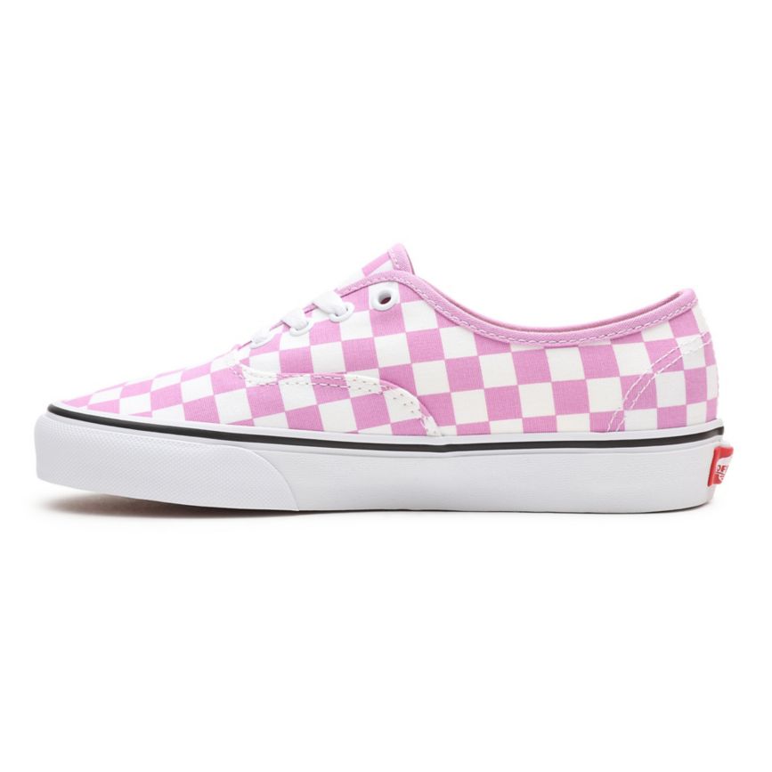 Vans Checkerboard Authentic Ayakkabi Pembe | VN938T0PQ79