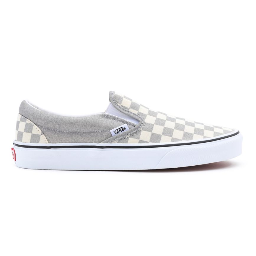 Vans Checkerboard Klasik Slip-On Ayakkabi Gri | VN031L2VC56