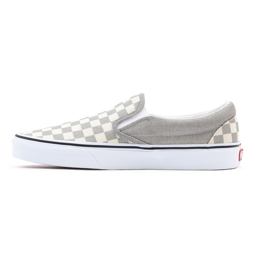 Vans Checkerboard Klasik Slip-On Ayakkabi Gri | VN031L2VC56