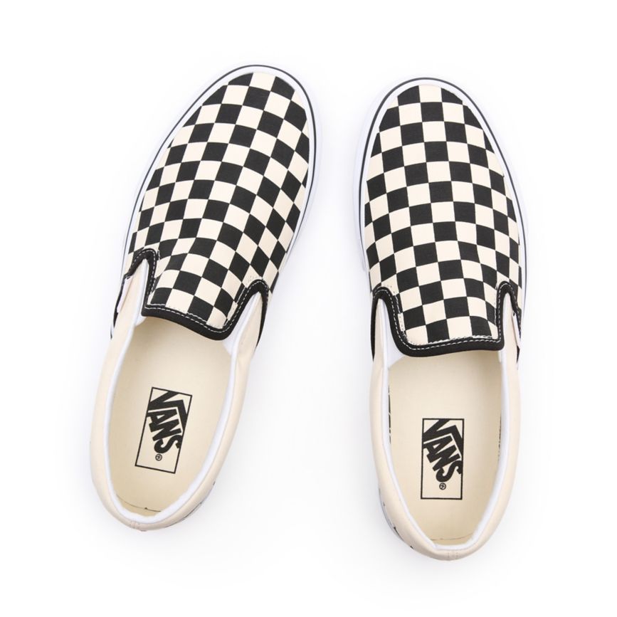 Vans Checkerboard Klasik Slip-On Ayakkabi Siyah | VN352F5YX83
