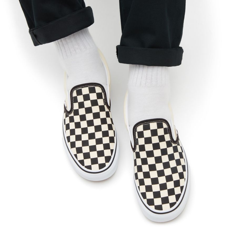 Vans Checkerboard Klasik Slip-On Ayakkabi Siyah | VN352F5YX83