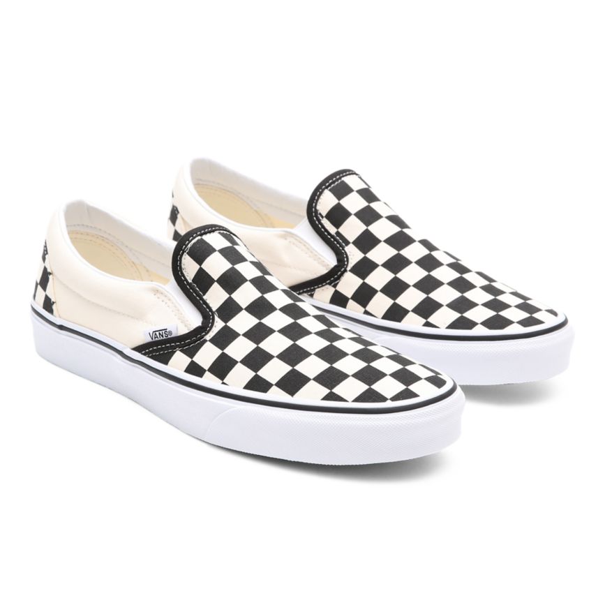 Vans Checkerboard Klasik Slip-On Ayakkabi Siyah | VN352F5YX83