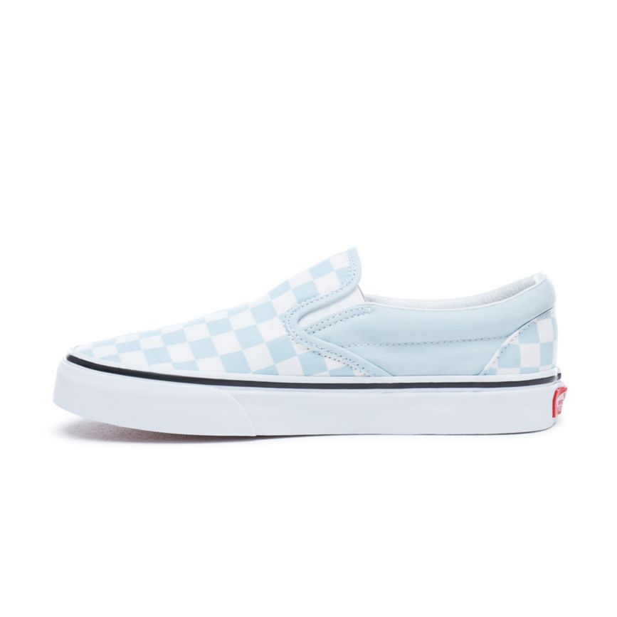 Vans Checkerboard Klasik Slip-On Ayakkabi Mavi | VN671J9JK42