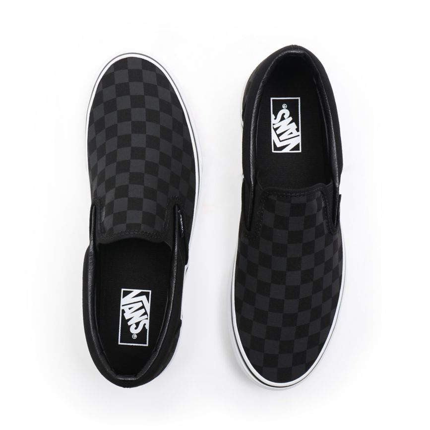 Vans Checkerboard Klasik Slip-On Ayakkabi Siyah | VN688R0HI61