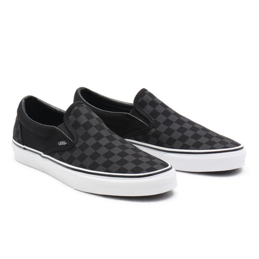 Vans Checkerboard Klasik Slip-On Ayakkabi Siyah | VN688R0HI61