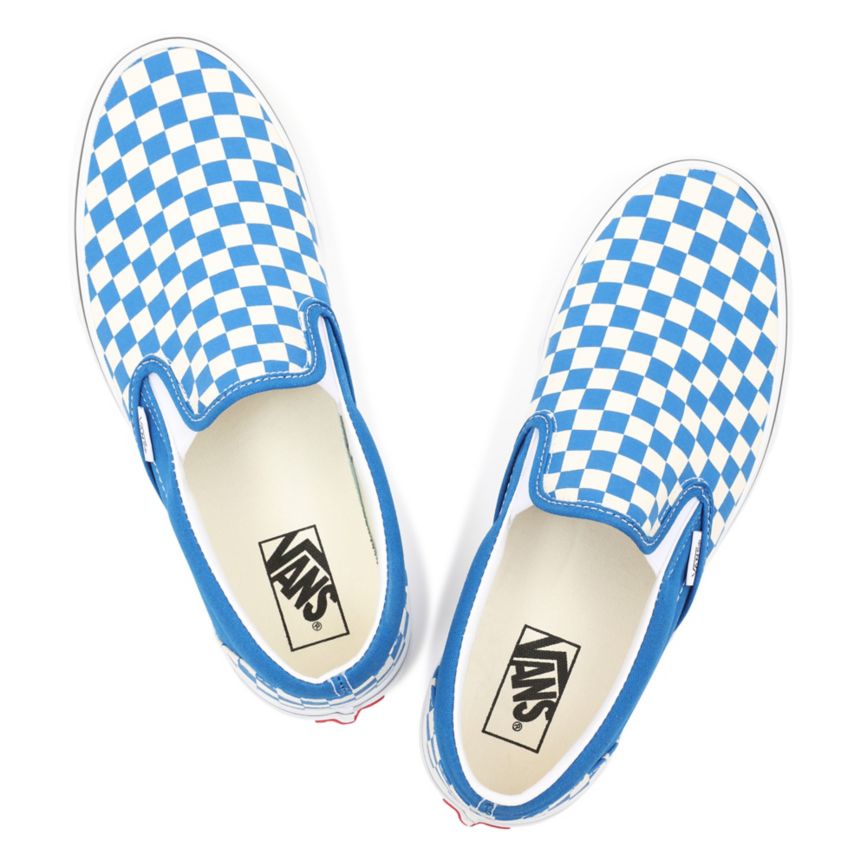 Vans Checkerboard Klasik Slip-On Ayakkabi Bordo | VN813S0JU95