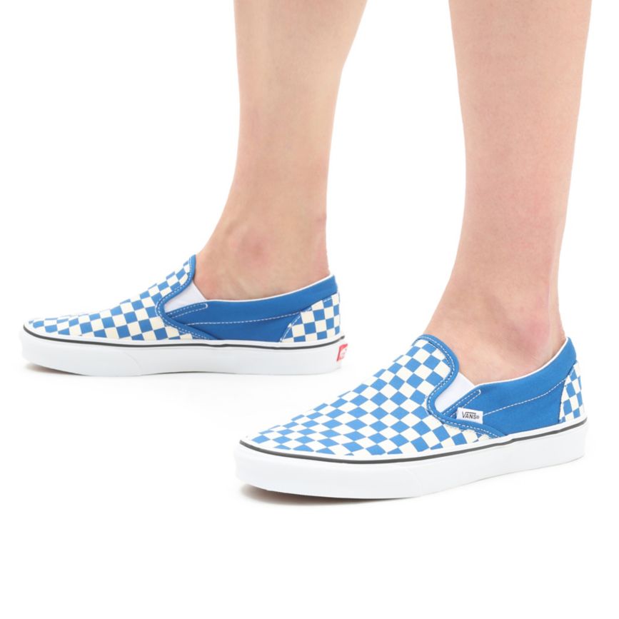 Vans Checkerboard Klasik Slip-On Ayakkabi Bordo | VN813S0JU95