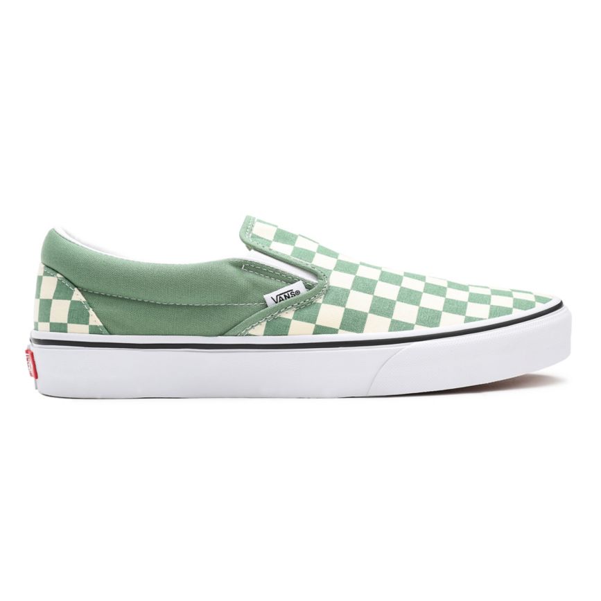 Vans Checkerboard Klasik Slip-On Ayakkabi Turkuaz | VN957I0HL94