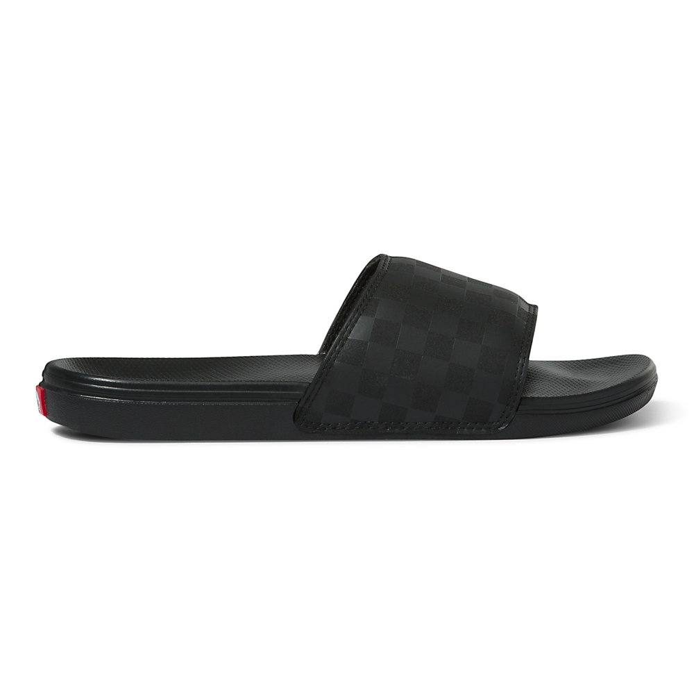 Vans Checkerboard La Costa Terlik-On Siyah | VN590W2JU01