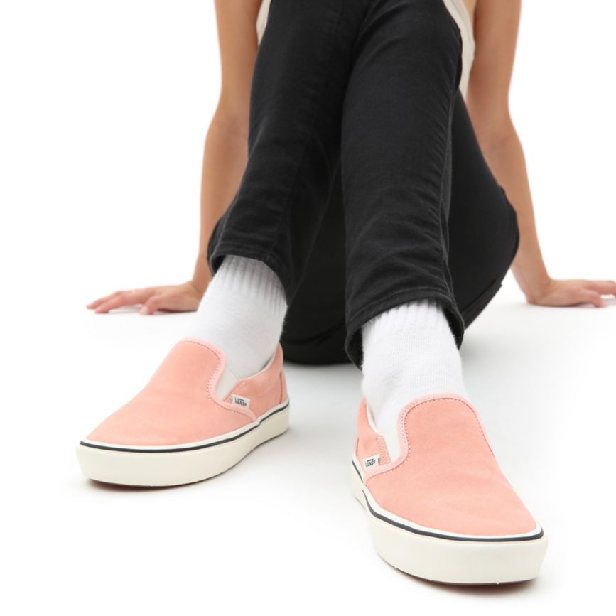 Vans Colour Pack ComfyCush Slip-On Ayakkabi Açık Turuncu | VN865T3VL46