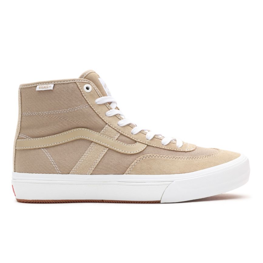 Vans Crockett High Pro Ayakkabi Bej Rengi | VN038J4ZM00