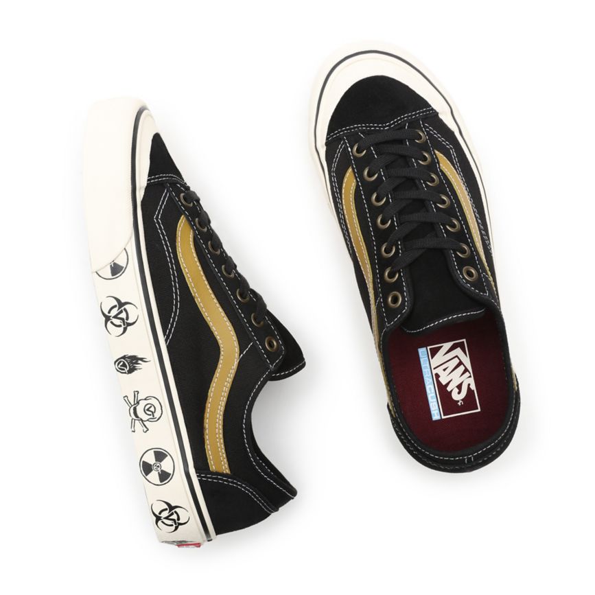Vans Dark Aloha Stilleri 36 Decon SF Ayakkabi Siyah | VN655O0SY58