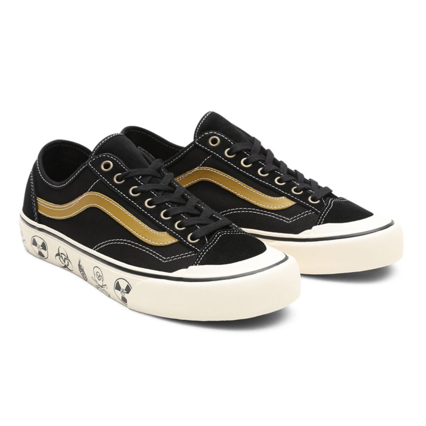 Vans Dark Aloha Stilleri 36 Decon SF Ayakkabi Siyah | VN674Q2RU45