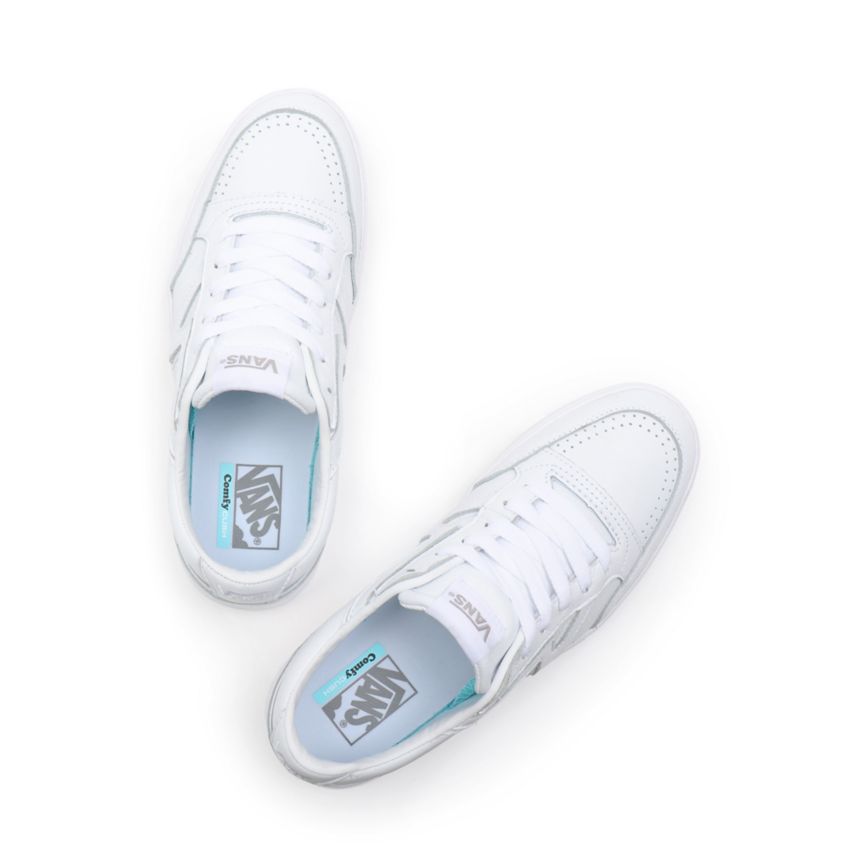 Vans Deri Lowland CC Ayakkabi Beyaz | VN791R6IM75