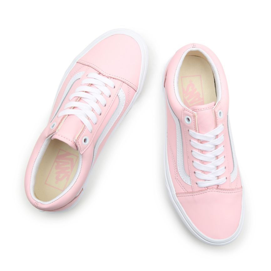 Vans Deri Old Skool Ayakkabi Pembe | VN179S2IS46