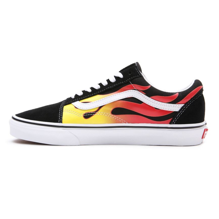 Vans Flame Old Skool Ayakkabi Siyah | VN163H9LW55