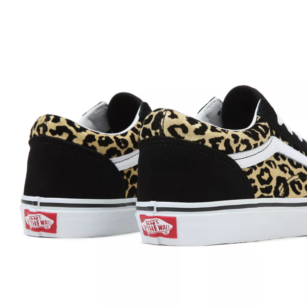 Vans Flocked Leopard Old Skool Ayakkabi Siyah | VN277E3YT66