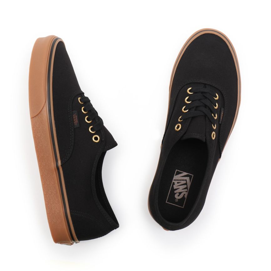 Vans Gum Authentic Ayakkabi Siyah | VN010G5PA58