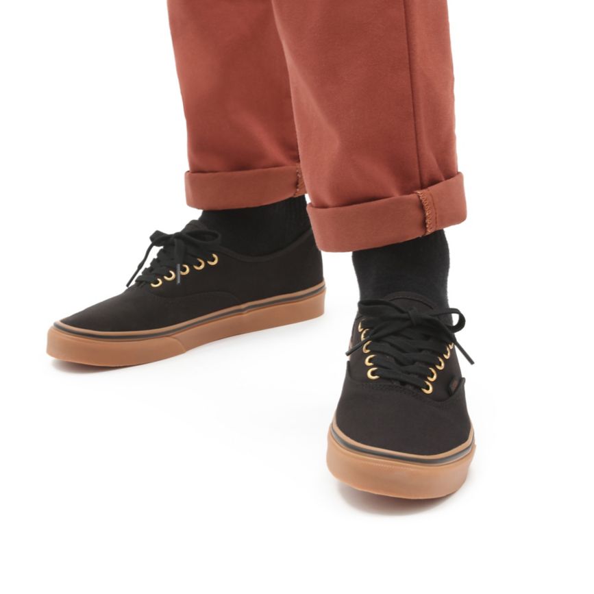 Vans Gum Authentic Ayakkabi Siyah | VN010G5PA58