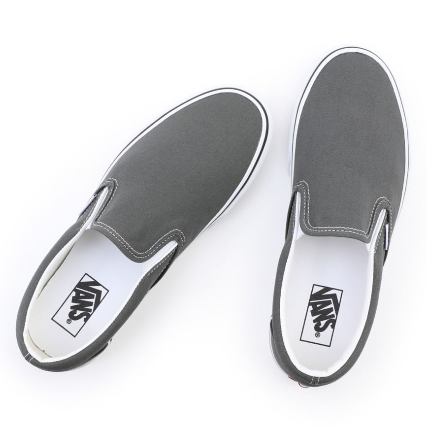 Vans Kanvas Klasik Slip-On Ayakkabi Koyu Gri | VN096Q9XW24