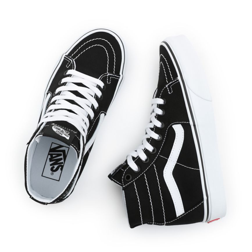 Vans Kanvas SK8-Hi Tapered Ayakkabi Siyah | VN164M1EW52