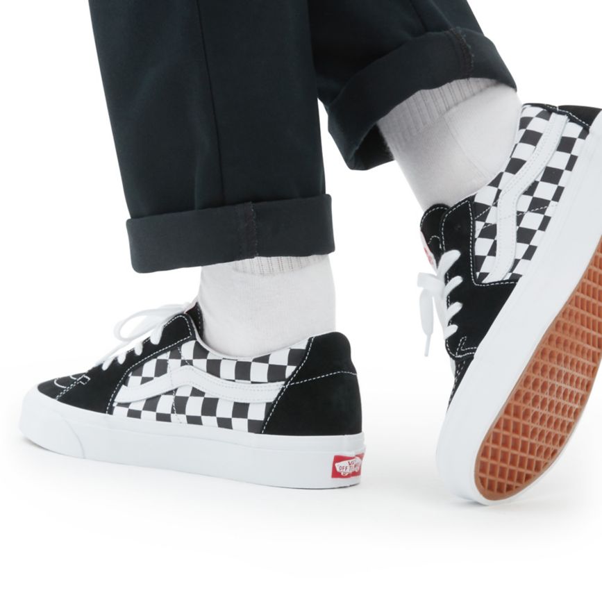 Vans Kanvas Süet SK8-Low Ayakkabi Siyah | VN185V4RC93
