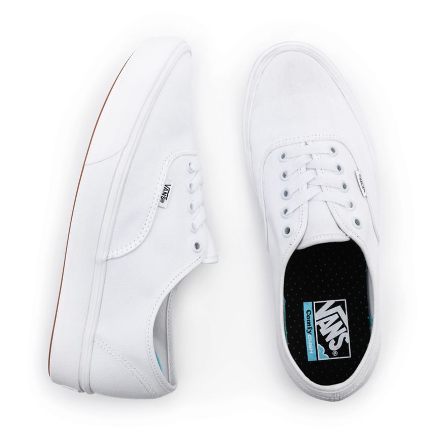 Vans Klasik ComfyCush Authentic Ayakkabi Beyaz | VN304A0TN87