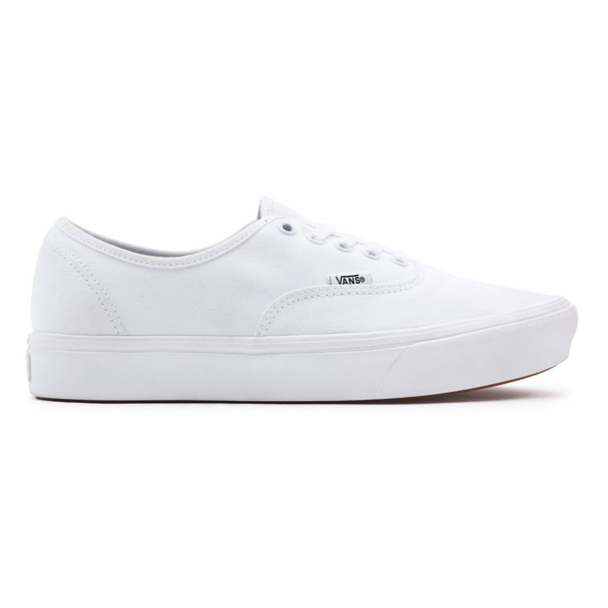 Vans Klasik ComfyCush Authentic Ayakkabi Beyaz | VN304A0TN87
