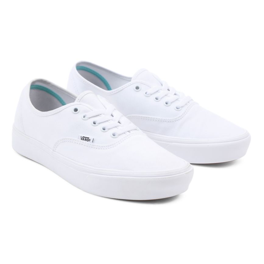 Vans Klasik ComfyCush Authentic Ayakkabi Beyaz | VN717N2GP61