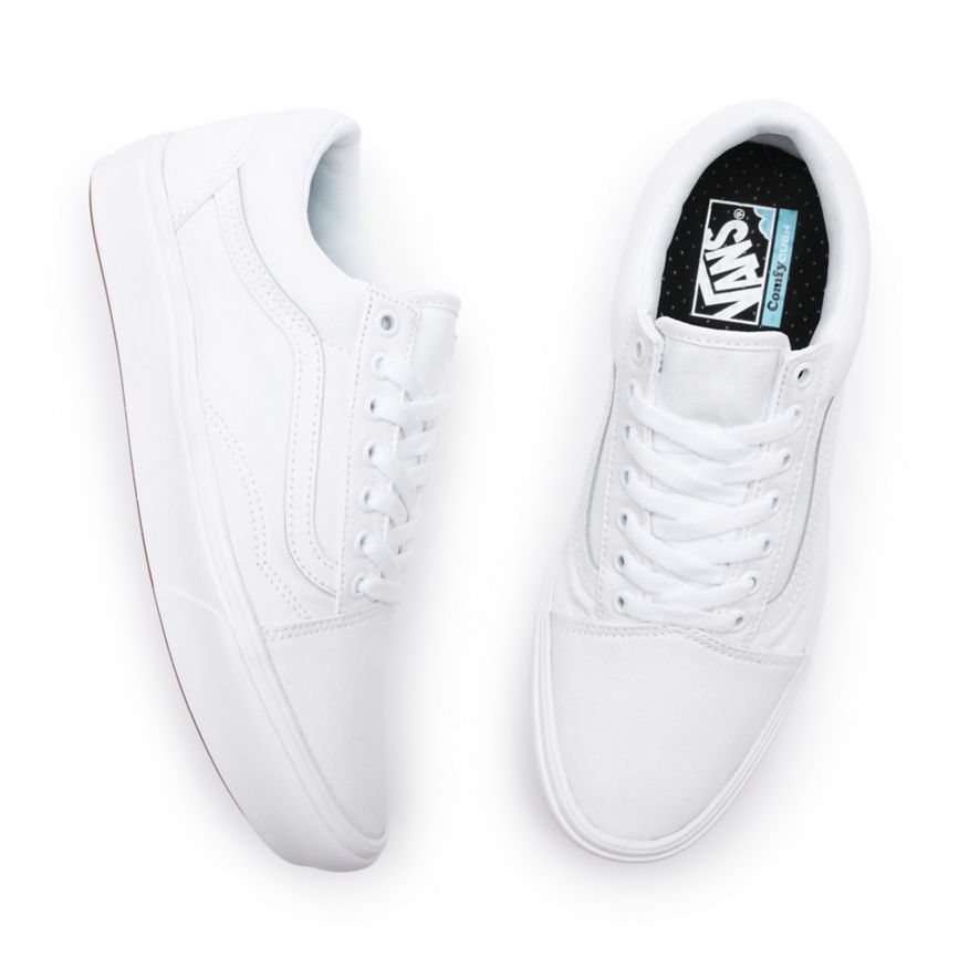 Vans Klasik ComfyCush Old Skool Ayakkabi Beyaz | VN914E1OX86