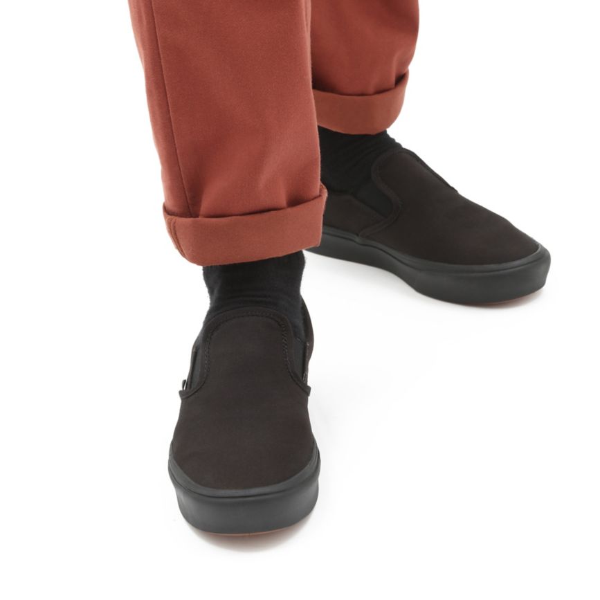 Vans Klasik ComfyCush Slip-On Ayakkabi Siyah | VN433L8FV99