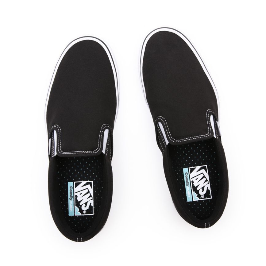 Vans Klasik ComfyCush Slip-On Ayakkabi Siyah | VN443D0QM71