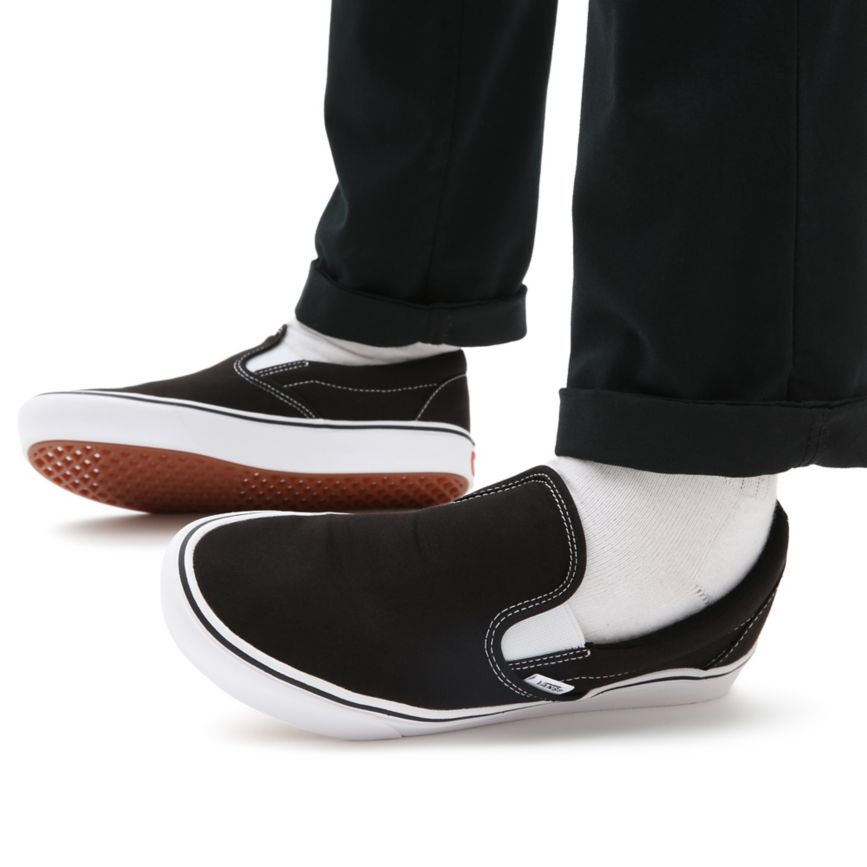 Vans Klasik ComfyCush Slip-On Ayakkabi Siyah | VN443D0QM71
