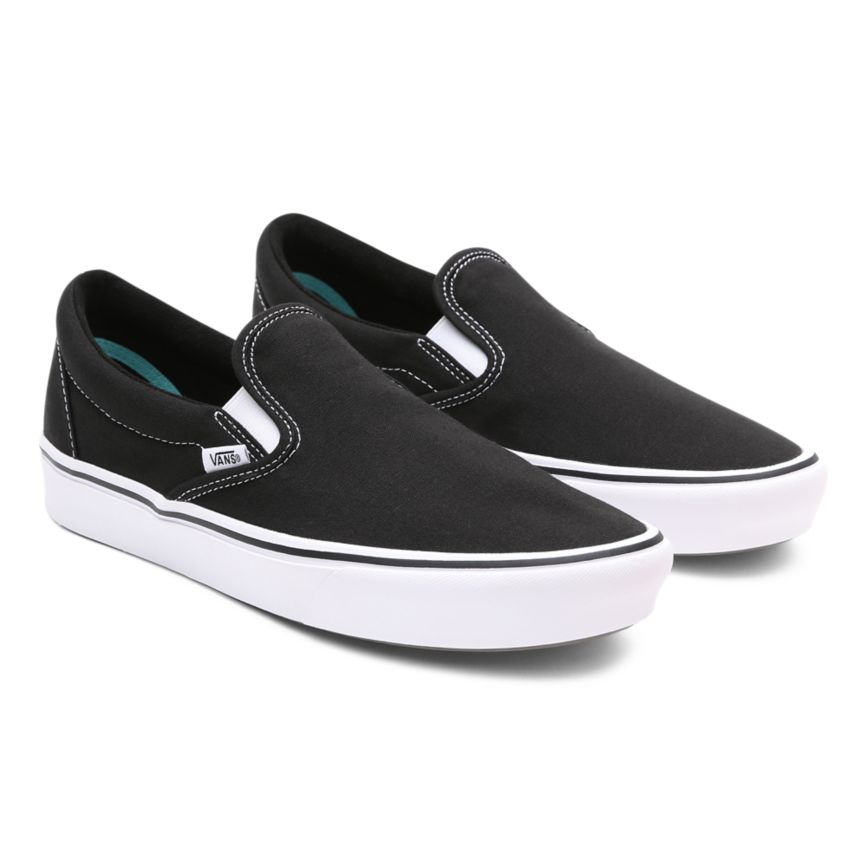 Vans Klasik ComfyCush Slip-On Ayakkabi Siyah | VN443D0QM71