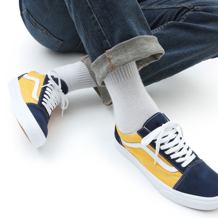 Vans Klasik Spor Old Skool Ayakkabi Lacivert | VN701S4EN93