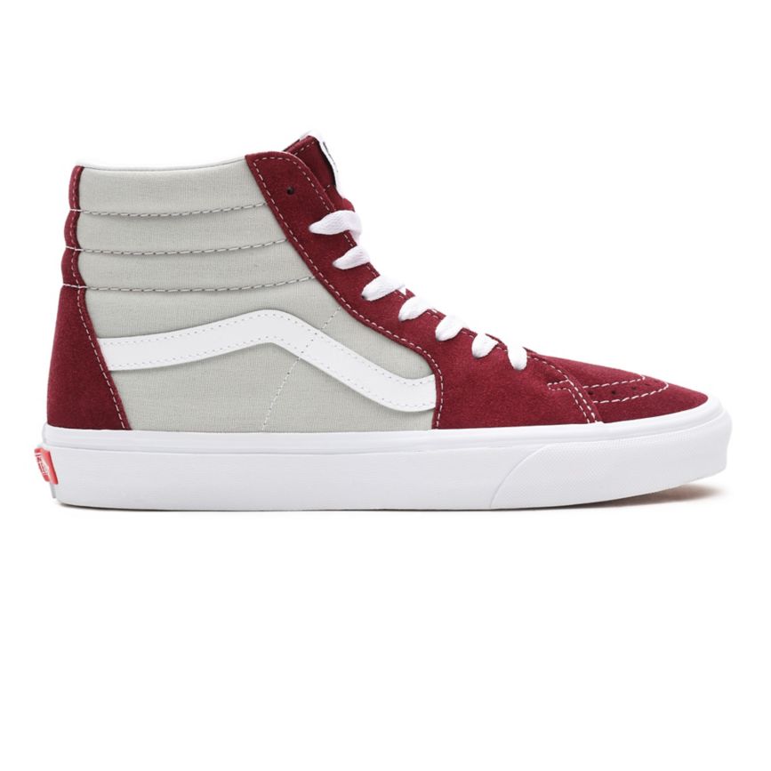 Vans Klasik Spor Sk8-Hi Ayakkabi Bordo | VN539T0UI54