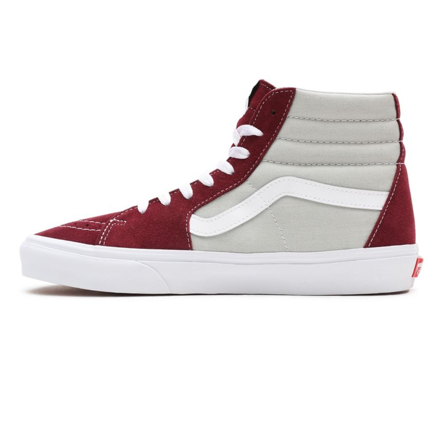 Vans Klasik Spor Sk8-Hi Ayakkabi Bordo | VN539T0UI54