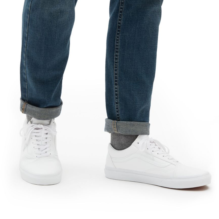 Vans Klasik Tumble Old Skool Ayakkabi Beyaz | VN162Q8UY53