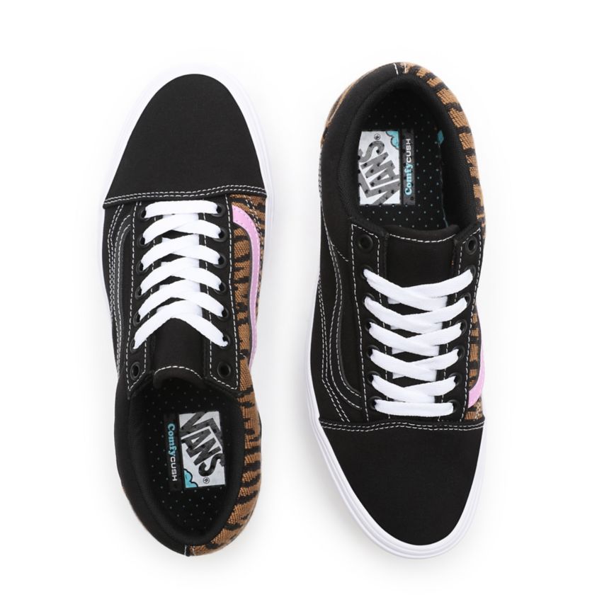 Vans Le Tigre ComfyCush Old Skool Ayakkabi Siyah | VN605H6DA58