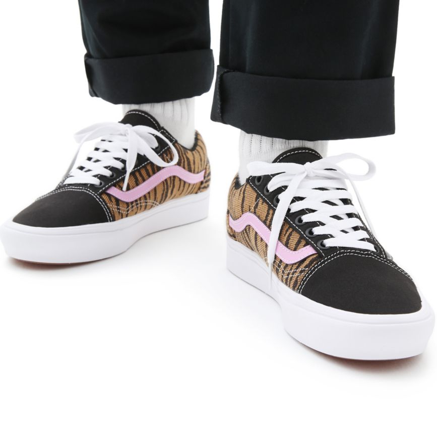 Vans Le Tigre ComfyCush Old Skool Ayakkabi Siyah | VN605H6DA58