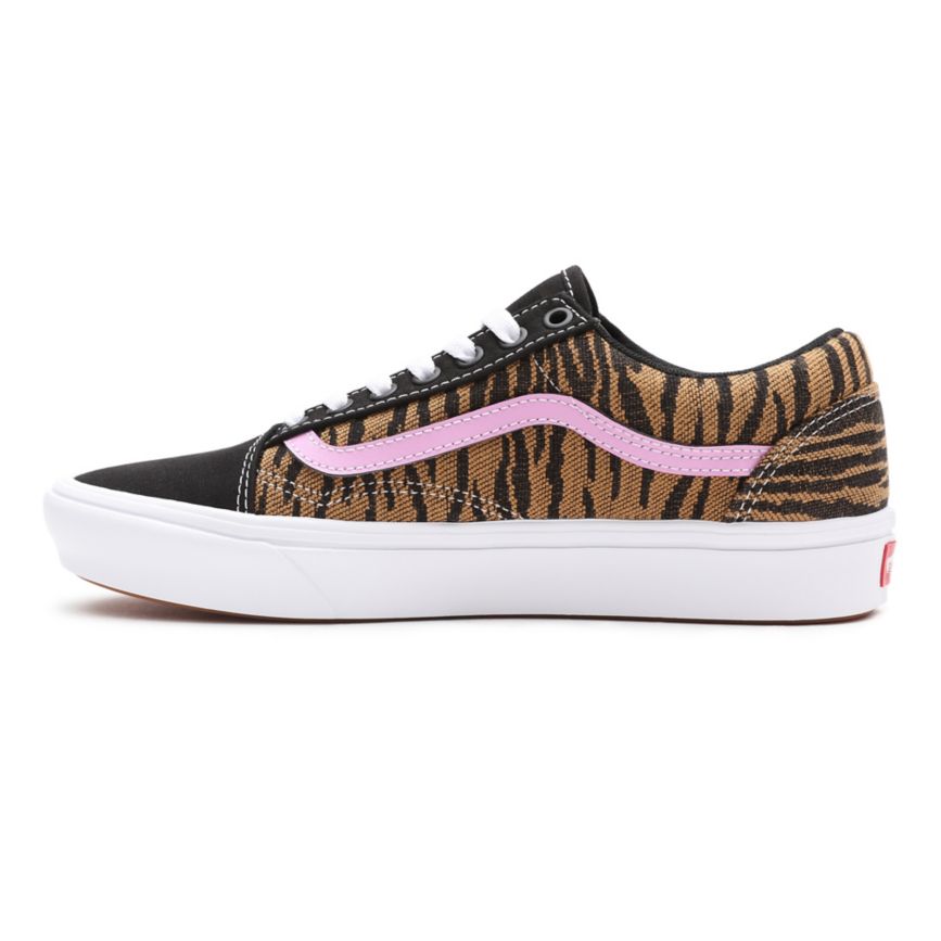 Vans Le Tigre ComfyCush Old Skool Ayakkabi Siyah | VN605H6DA58