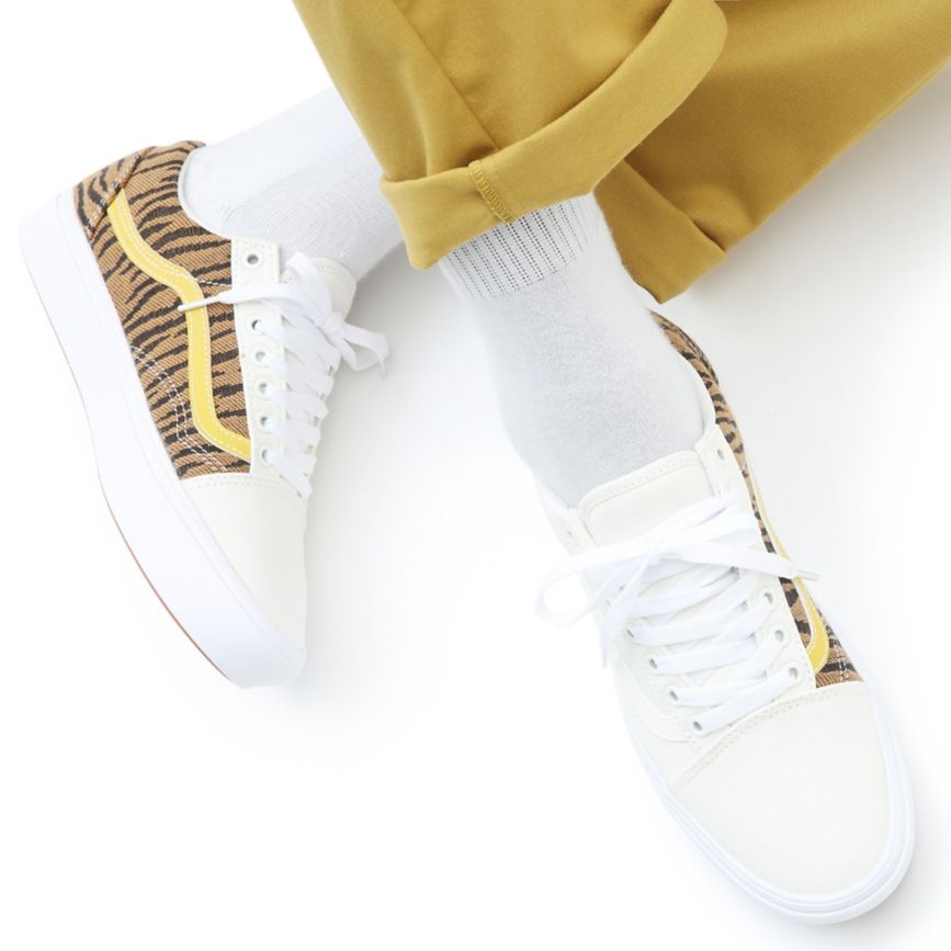 Vans Le Tigre ComfyCush Old Skool Ayakkabi Beyaz | VN810T2TX60